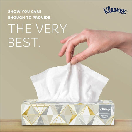 Kleenex Professional Facial Tissue for Business - Flat Box - Alternate-Image2