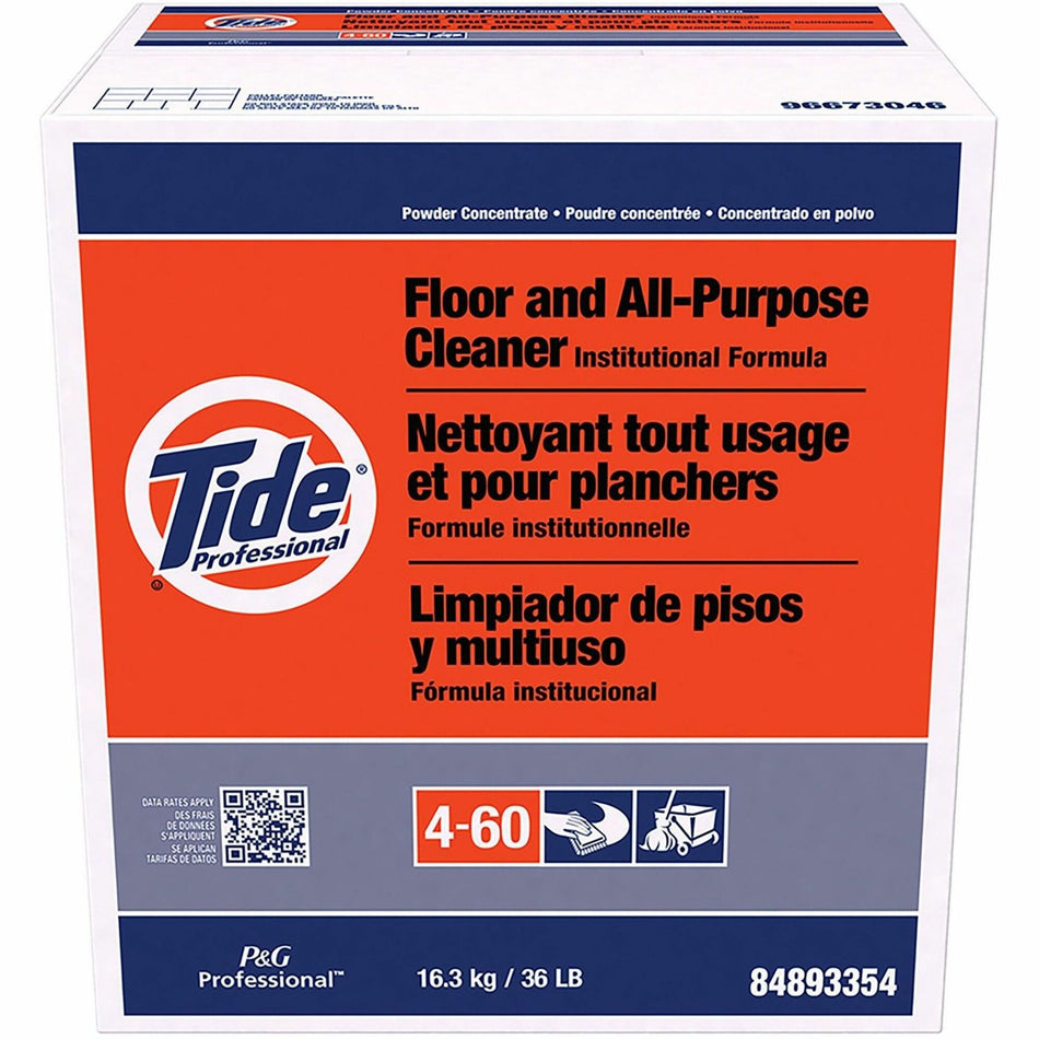 Tide Professional Floor All Purpose Cleaner - For Fiberglass, Plastic, Wood, Stainless Steel - 576 oz (36 lb) - 1 / Carton