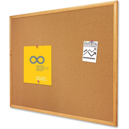Quartet Classic Series Cork Bulletin Board - Left