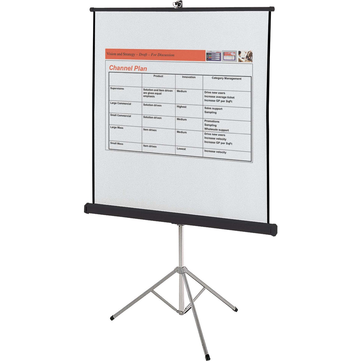 Quartet Manual Projection Screen - 1:1 - Matte White - 70" Height x 70" Width - Surface Mount