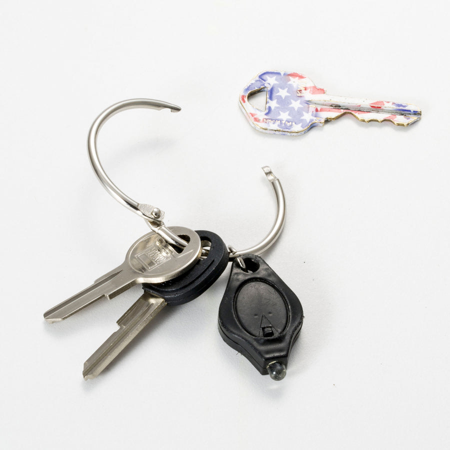 Officemate Loose-Leaf Book Rings - 1.5" Diameter - Silver - Metal - 100 / Box