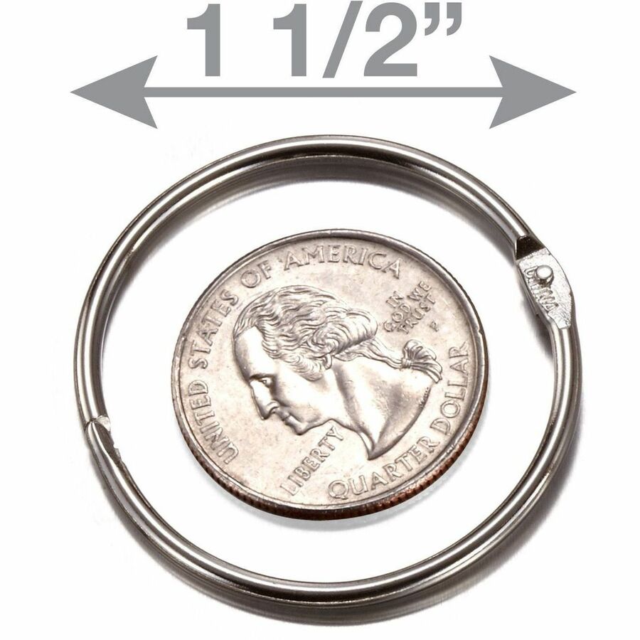 Officemate Loose-Leaf Book Rings - Alternate-Image1