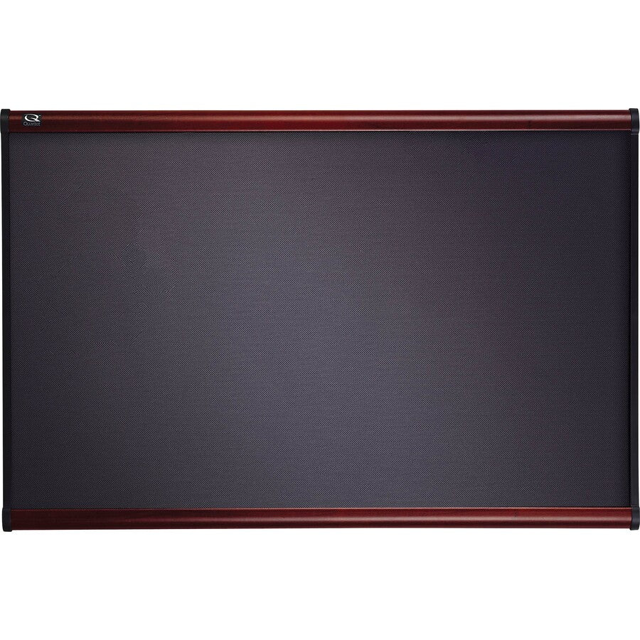 Quartet Prestige Bulletin Board - 36" Board Height x 48" Board Width - Brown Cork Surface - Self-healing, Durable - Light Cherry Frame - 1 Each