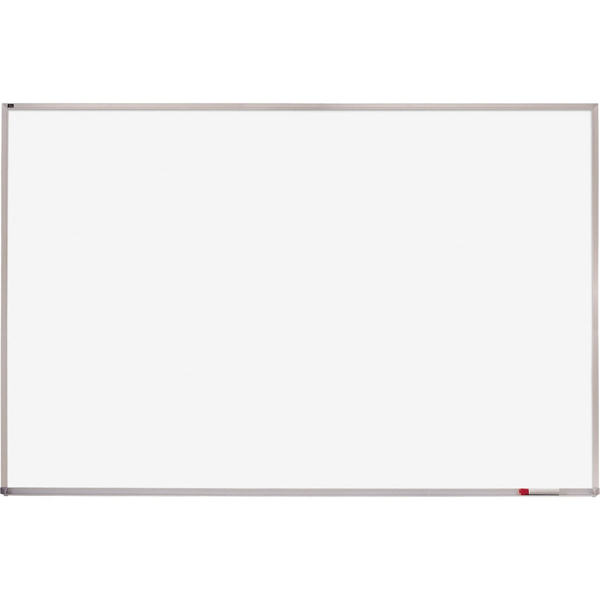 Quartet Whiteboard - 48" (4 ft) Width x 96" (8 ft) Height - White Melamine Surface - Silver Aluminum Frame - Horizontal - 1 Each