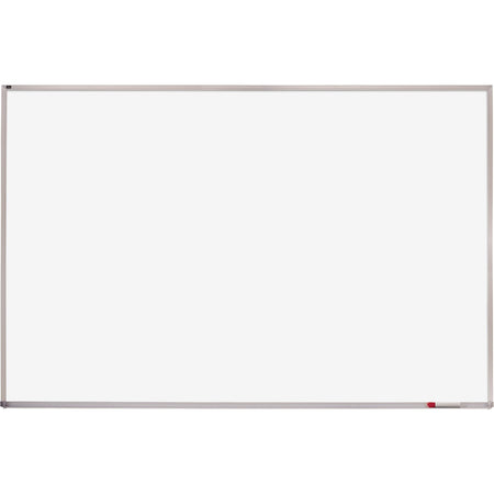 Quartet Whiteboard - 48" (4 ft) Width x 96" (8 ft) Height - White Melamine Surface - Silver Aluminum Frame - Horizontal - 1 Each