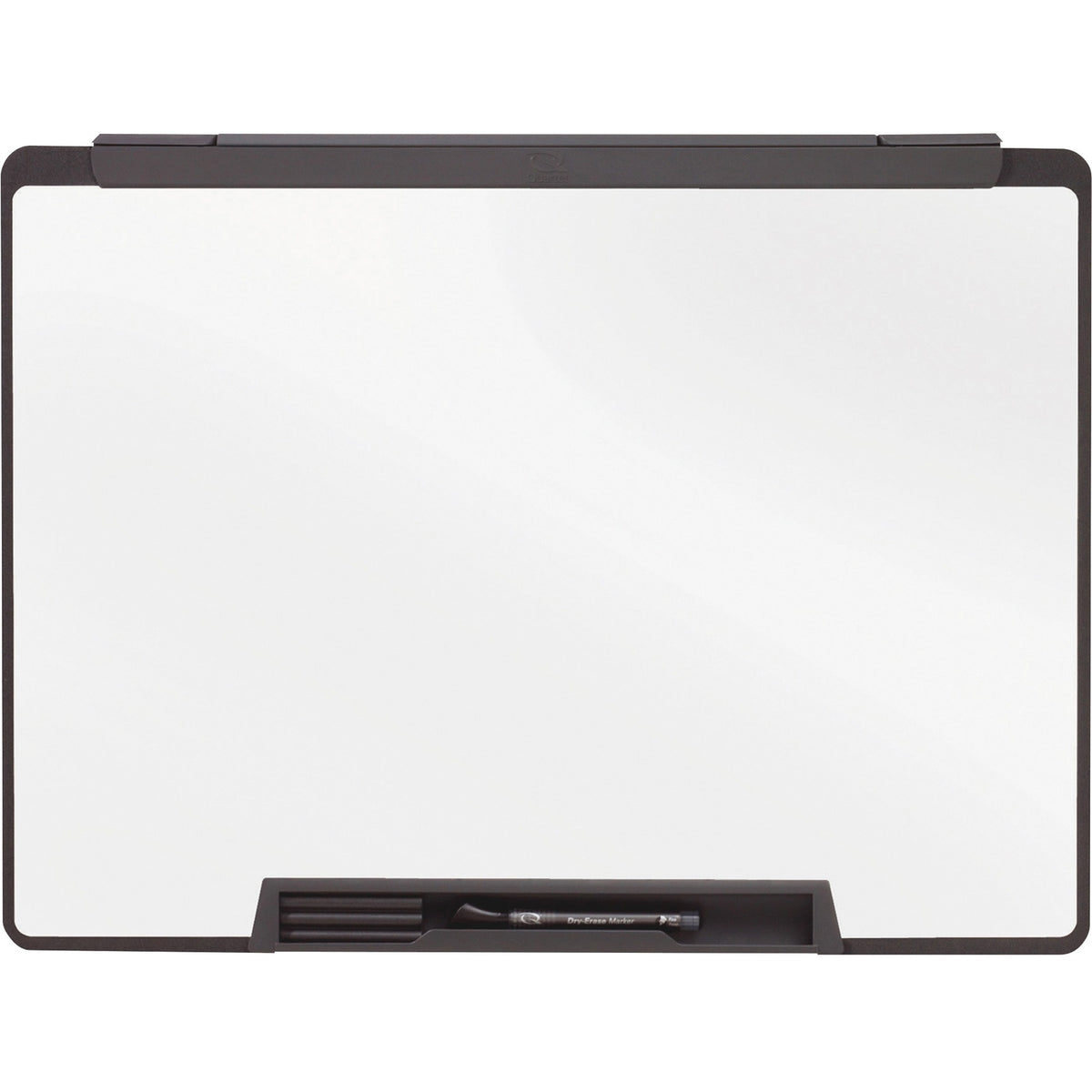 Quartet Motion Cubicle Whiteboard - 24" (2 ft) Width x 18" (1.5 ft) Height - White Melamine Surface - Black Plastic Frame - 1 Each