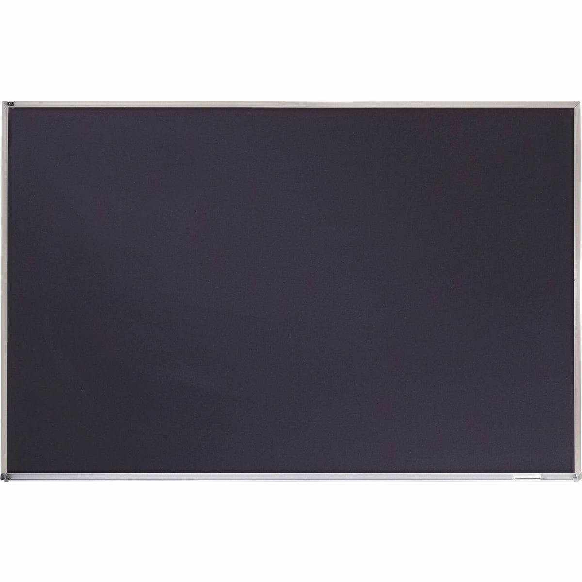Quartet DuraMax Porcelain Magnetic Chalkboard - 72" (6 ft) Width x 48" (4 ft) Height - Black Porcelain Surface - Silver Aluminum Frame - Horizontal - Magnetic - 1 Each