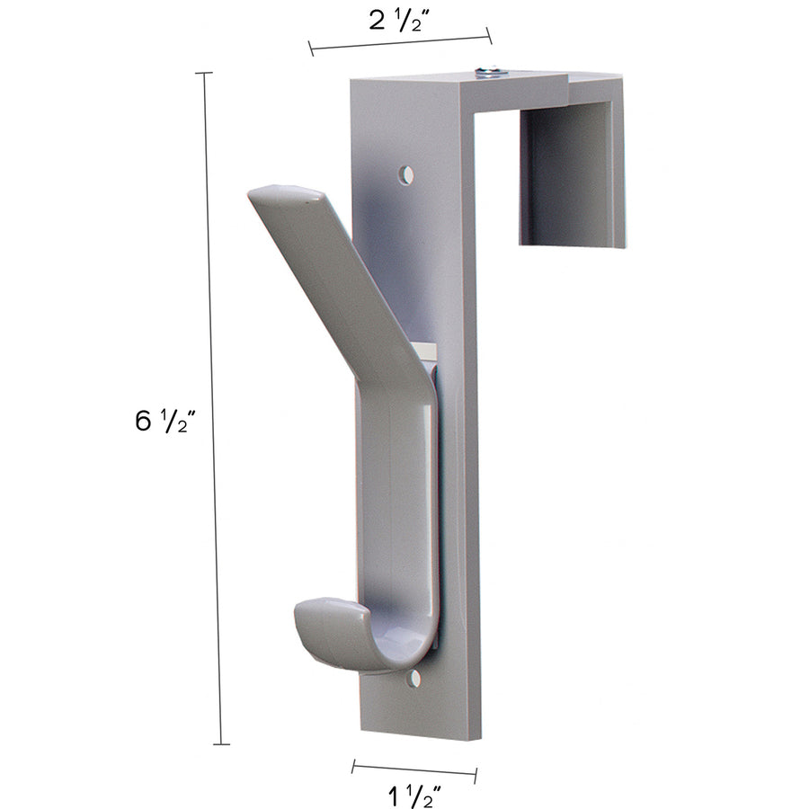 Deflecto Plastic Partition Hooks - Alternate-Image1
