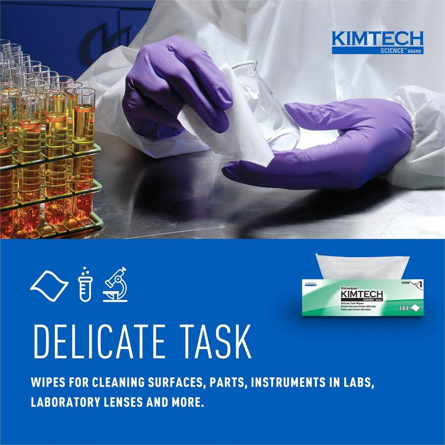 KIMTECH Science Kimwipes Delicate Task Wipers - Pop-Up Box - Top