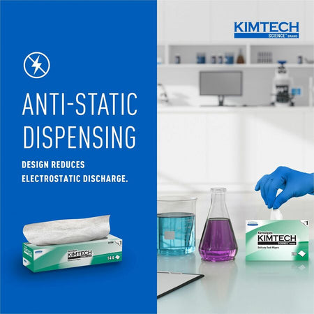 KIMTECH Science Kimwipes Delicate Task Wipers - Pop-Up Box - Right