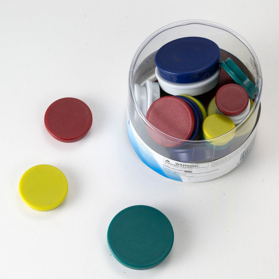 Officemate Heavy-Duty Assorted Magnets - Top