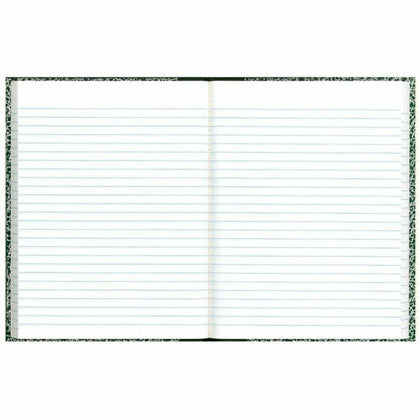Rediform Center Sewn Lab Notebook - 96 Sheets - 7 1/8’’ x 10 - Green Marble Cover - Notebooks
