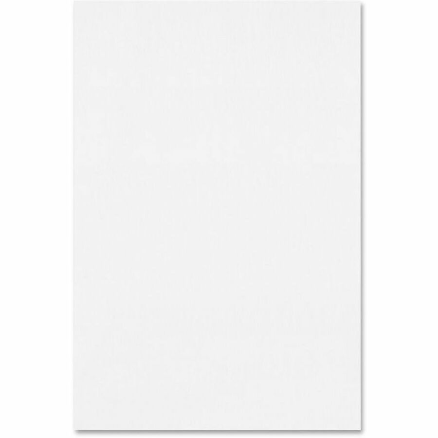 TOPS Second Nature Gum Top Recycled Pads - 100 Sheets - Plain - Double Stitched - 4" x 6" Sheet Size - White Paper - Hard Cover, Perforated - Recycled - 12 / Pack