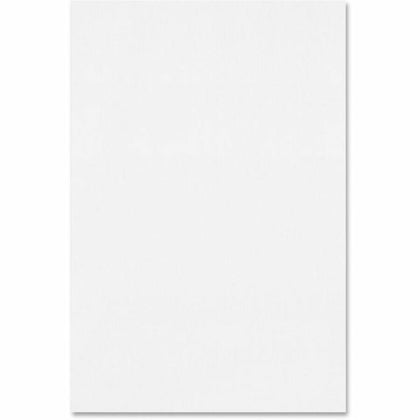 TOPS Second Nature Gum Top Recycled Pads - 100 Sheets - Plain - Double Stitched - 4" x 6" Sheet Size - White Paper - Hard Cover, Perforated - Recycled - 12 / Pack