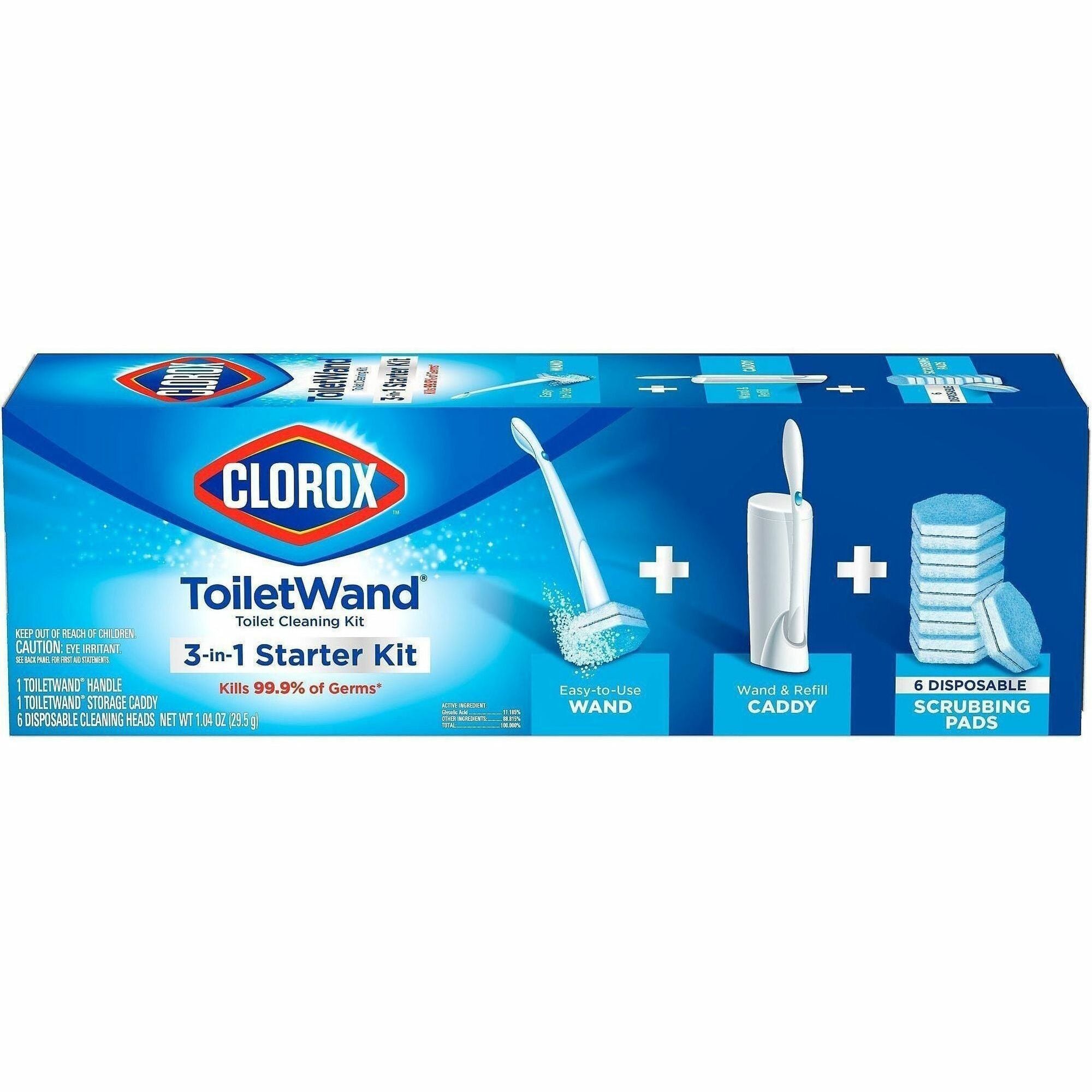Clorox ToiletWand Disposable Toilet Cleaning Starter Kit - 2000