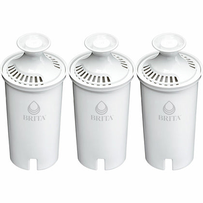 Brita Replacement Water Filter for Pitchers - Pitcher - 40 gal Filter Life (Water Capacity)2 Month Filter Life (Duration) - 3 / Pack - Blue, White