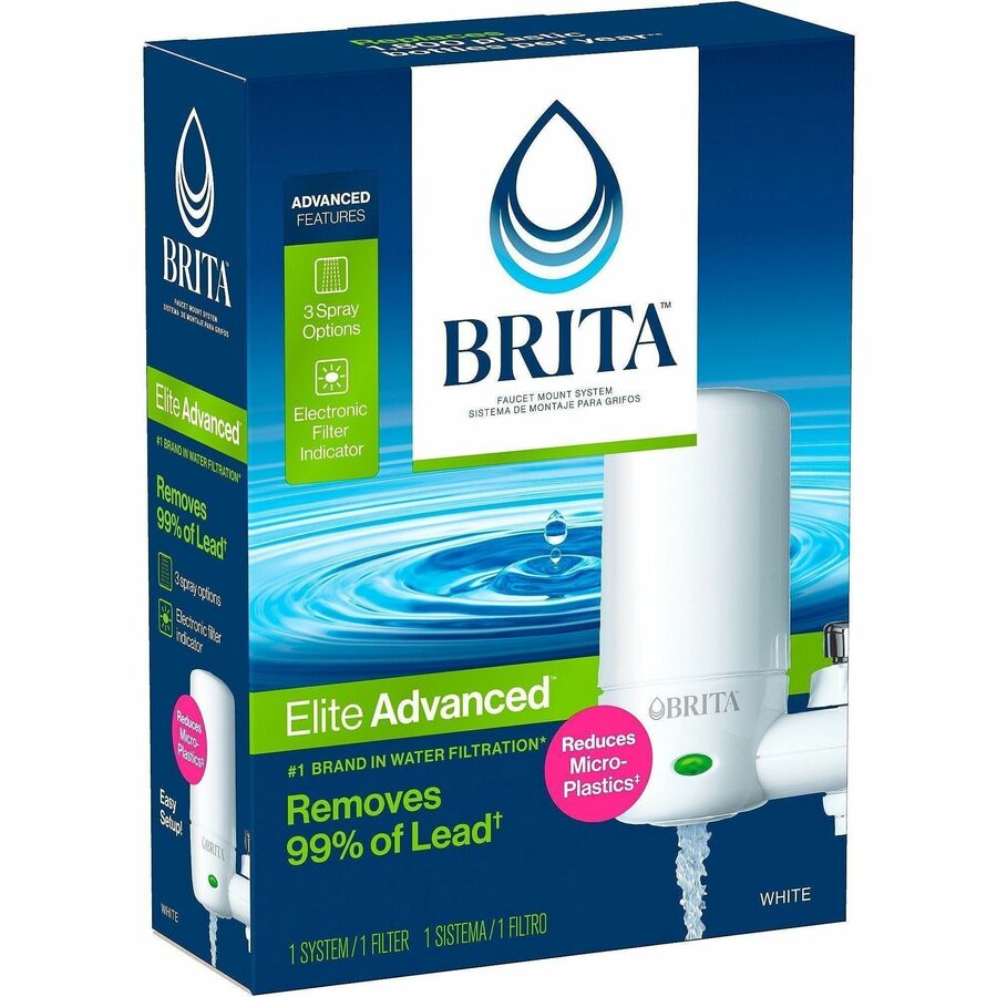 Brita Faucet Mount System with 1 Elite Advanced Replacement Filter - Alternate-Image8