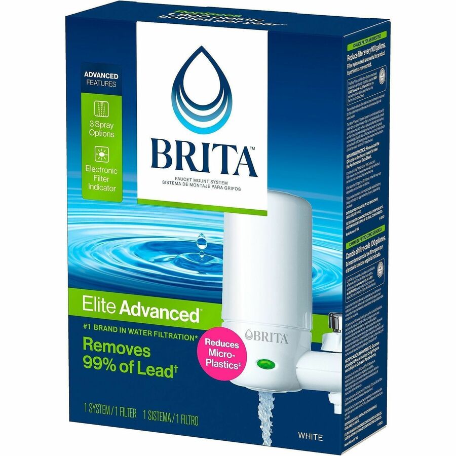 Brita Faucet Mount System with 1 Elite Advanced Replacement Filter - Alternate-Image9