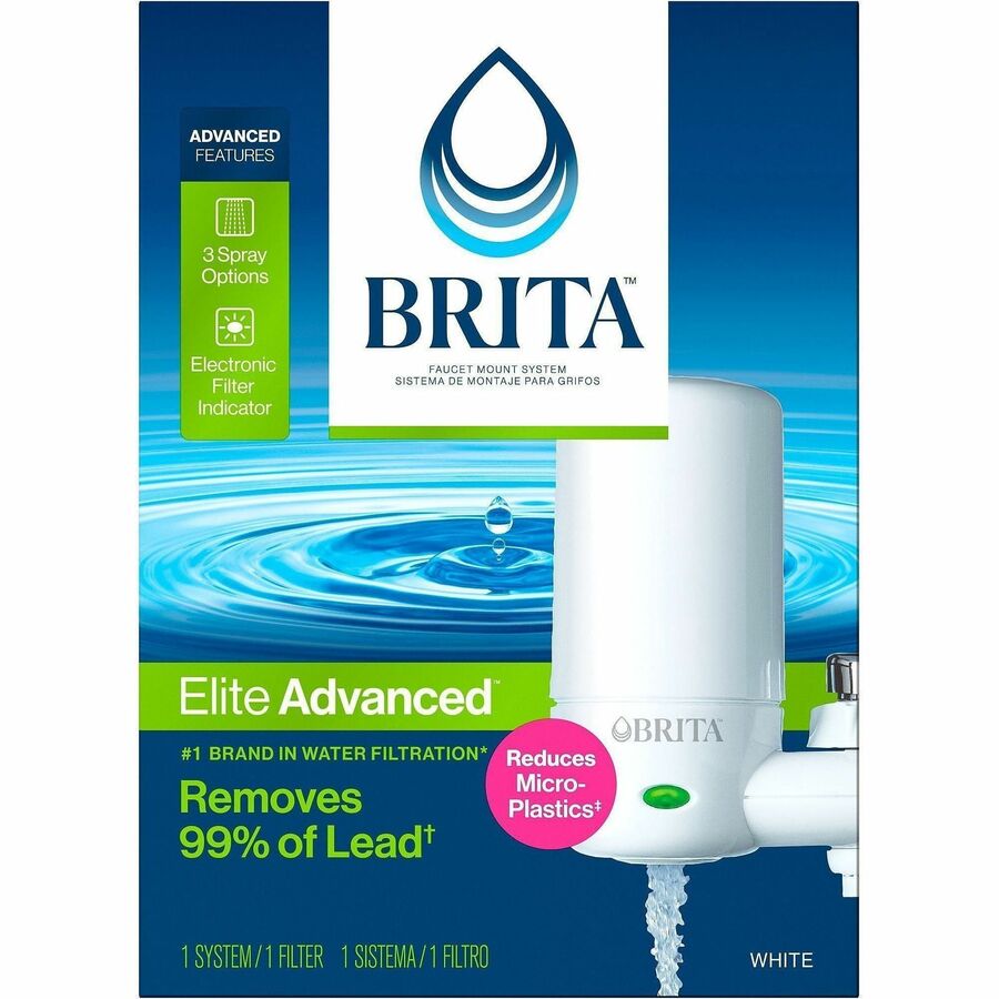 Brita Faucet Mount System with 1 Elite Advanced Replacement Filter - Alternate-Image10