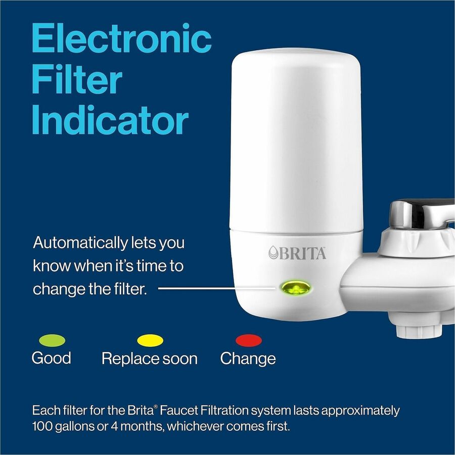 Brita Faucet Mount System with 1 Elite Advanced Replacement Filter - Alternate-Image5