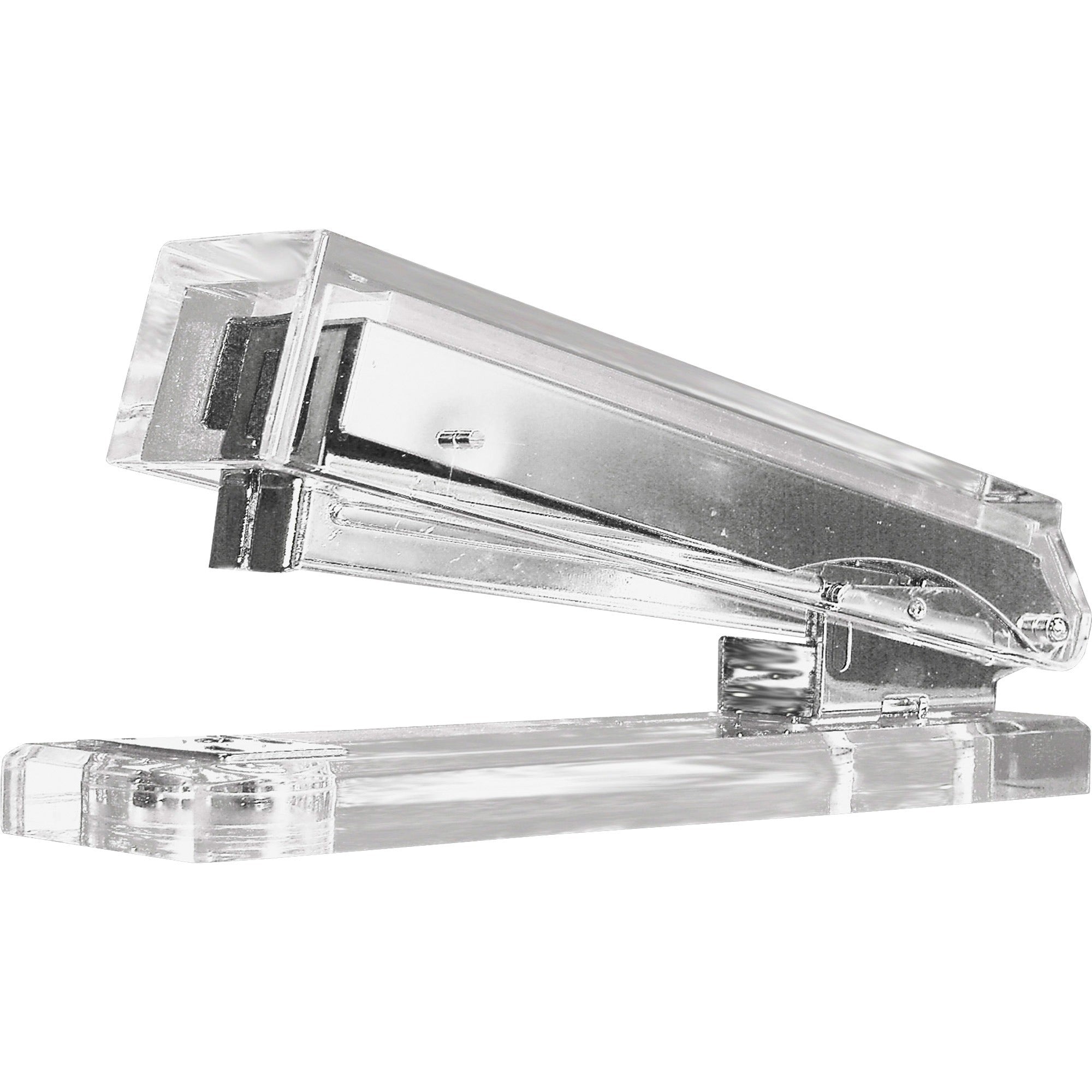 Kantek Stapler - Holds Upto 210 Staple - Full Strip - Clear - Acrylic - 1 Each