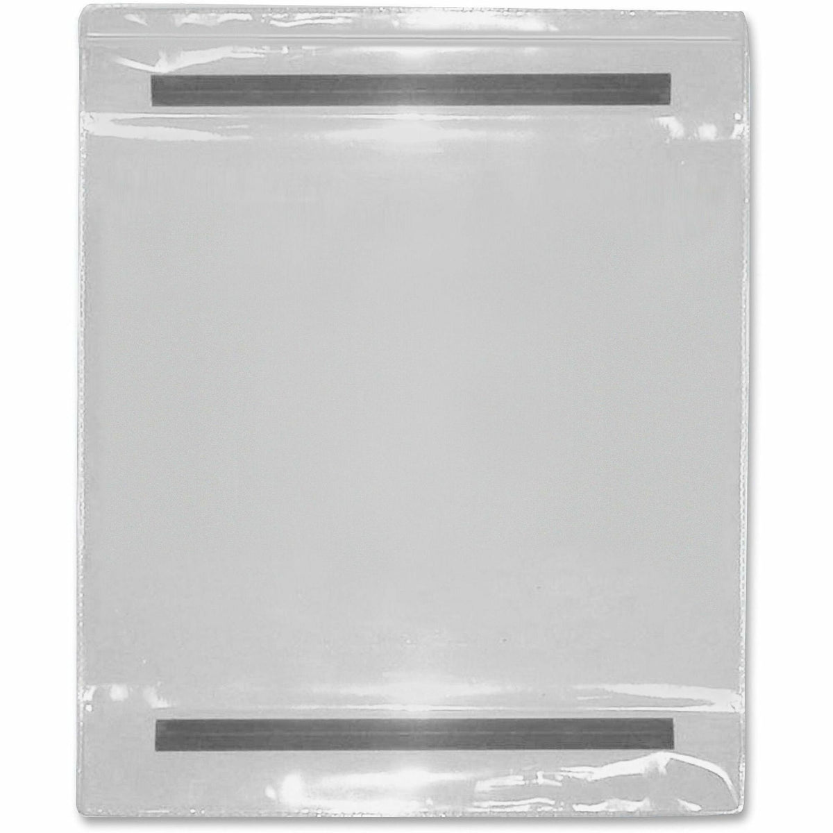 Tatco Vinyl File Pocket - 9" x 12" - Vinyl - Clear - Magnetic Backing - 25 / Box