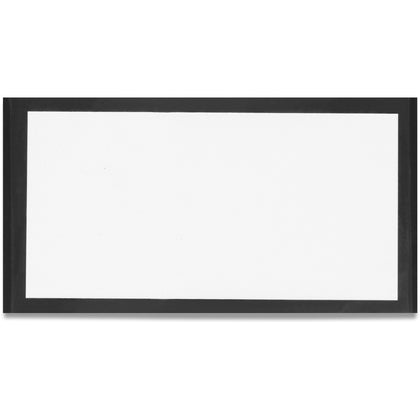 Tatco Label Inserts Magnetic Label Holders - Support 2" x 4" Media - 2.5" Height x 4.4" Width - Vinyl - White - 10 / Pack