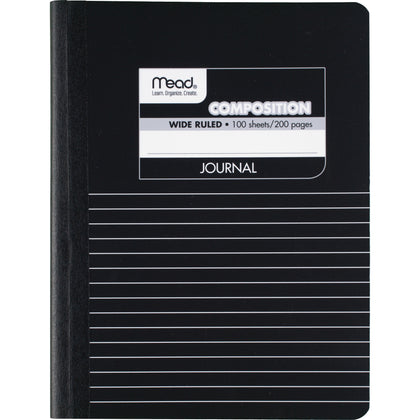 Mead Square Deal Black Marble Journal: 100 Sheets 7 1/2’’ x 9 3/4’’ - Schedule Planner - Notebooks