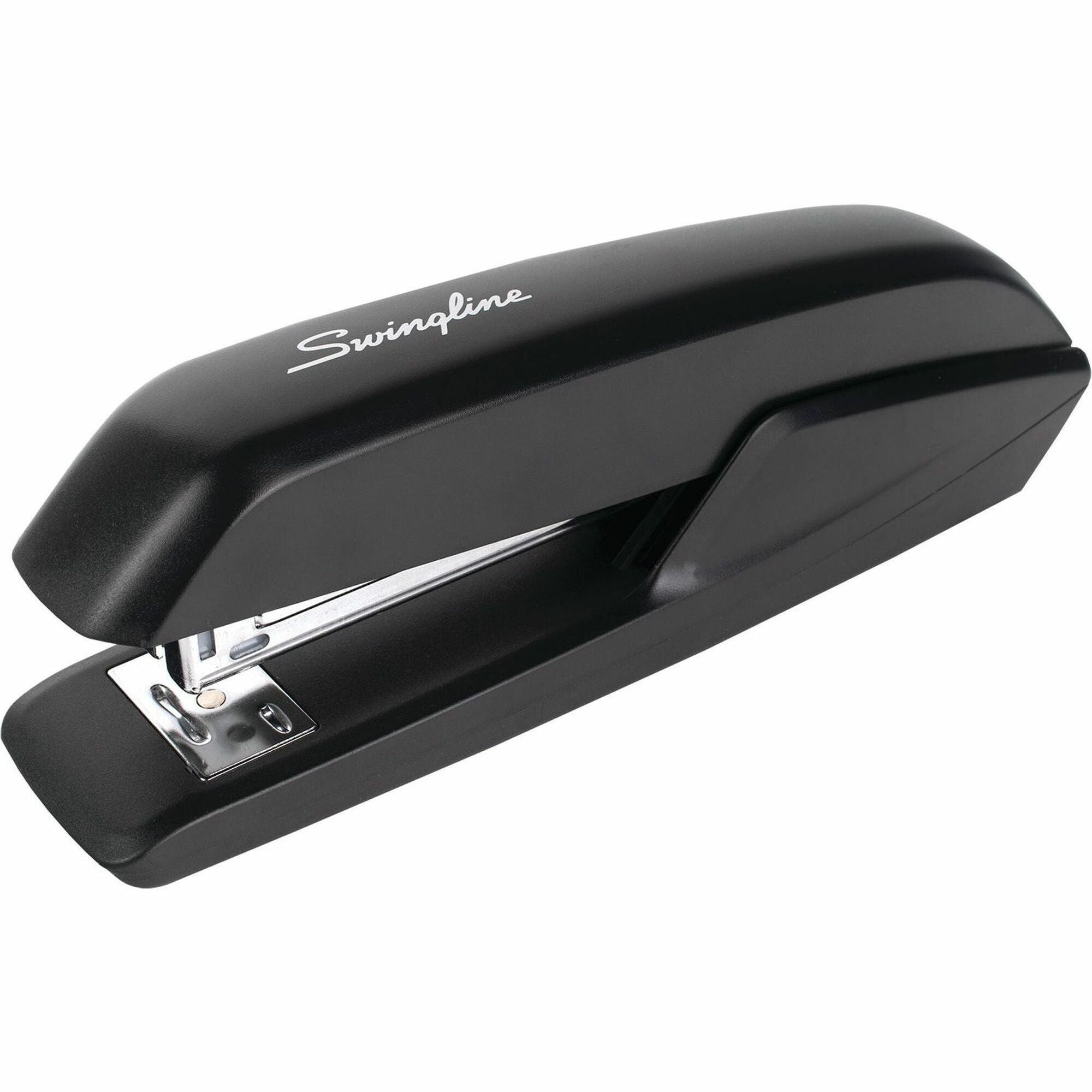 Swingline Eco Version Standard Stapler - Staples Upto 15 Sheet of 20lb Paper - Holds Upto 210 Staple - Full Strip - Staple Size: 0.25" - Black - Plastic - 1 Each