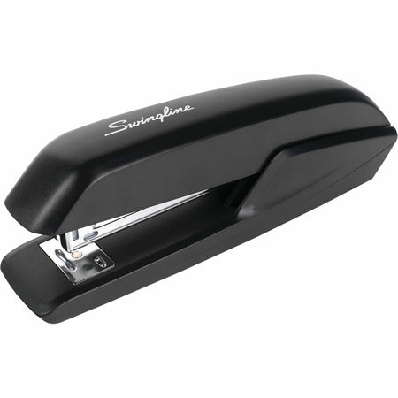 Swingline Eco Version Standard Stapler - Staples Upto 15 Sheet of 20lb Paper - Holds Upto 210 Staple - Full Strip - Staple Size: 0.25" - Black - Plastic - 1 Each