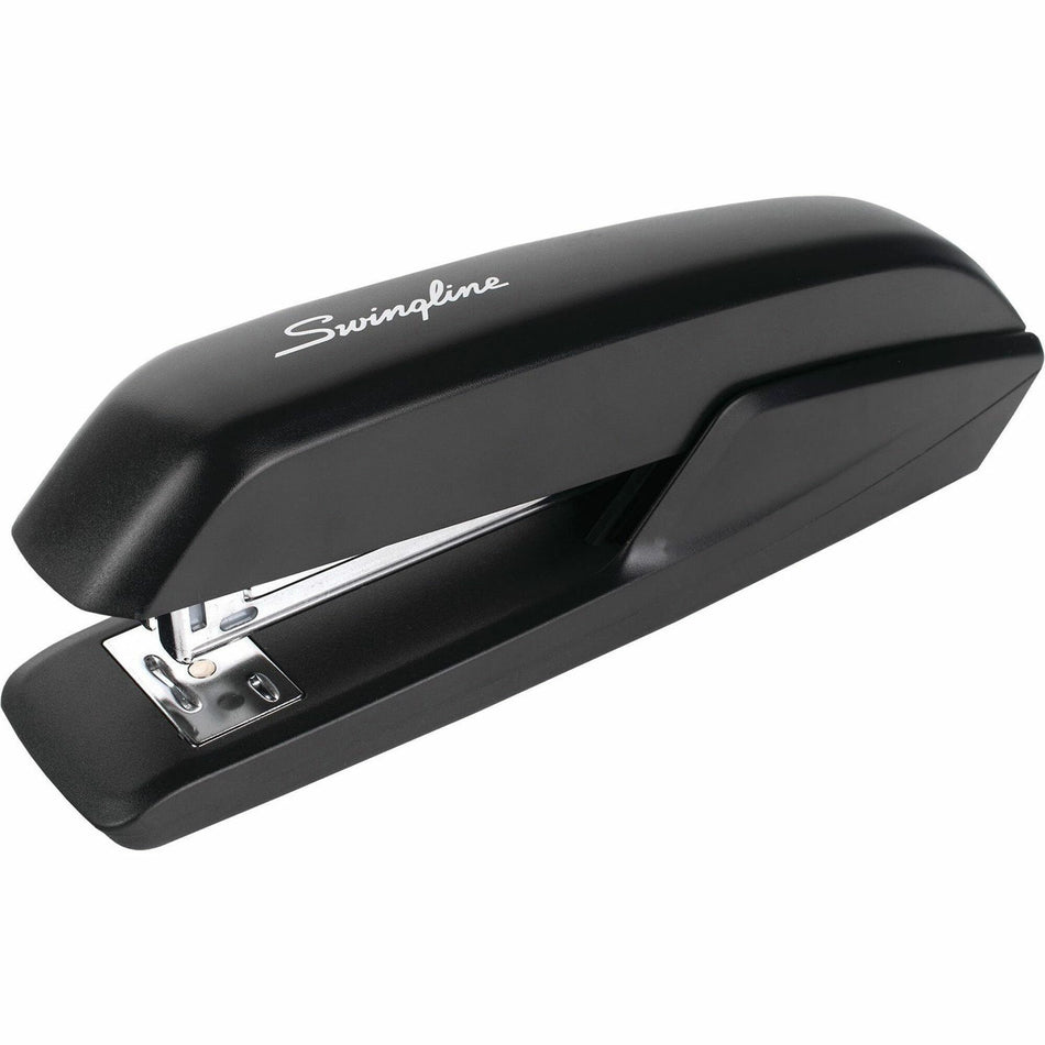 Swingline Eco Version Standard Stapler - Staples Upto 15 Sheet of 20lb Paper - Holds Upto 210 Staple - Full Strip - Staple Size: 0.25" - Black - Plastic - 1 Each