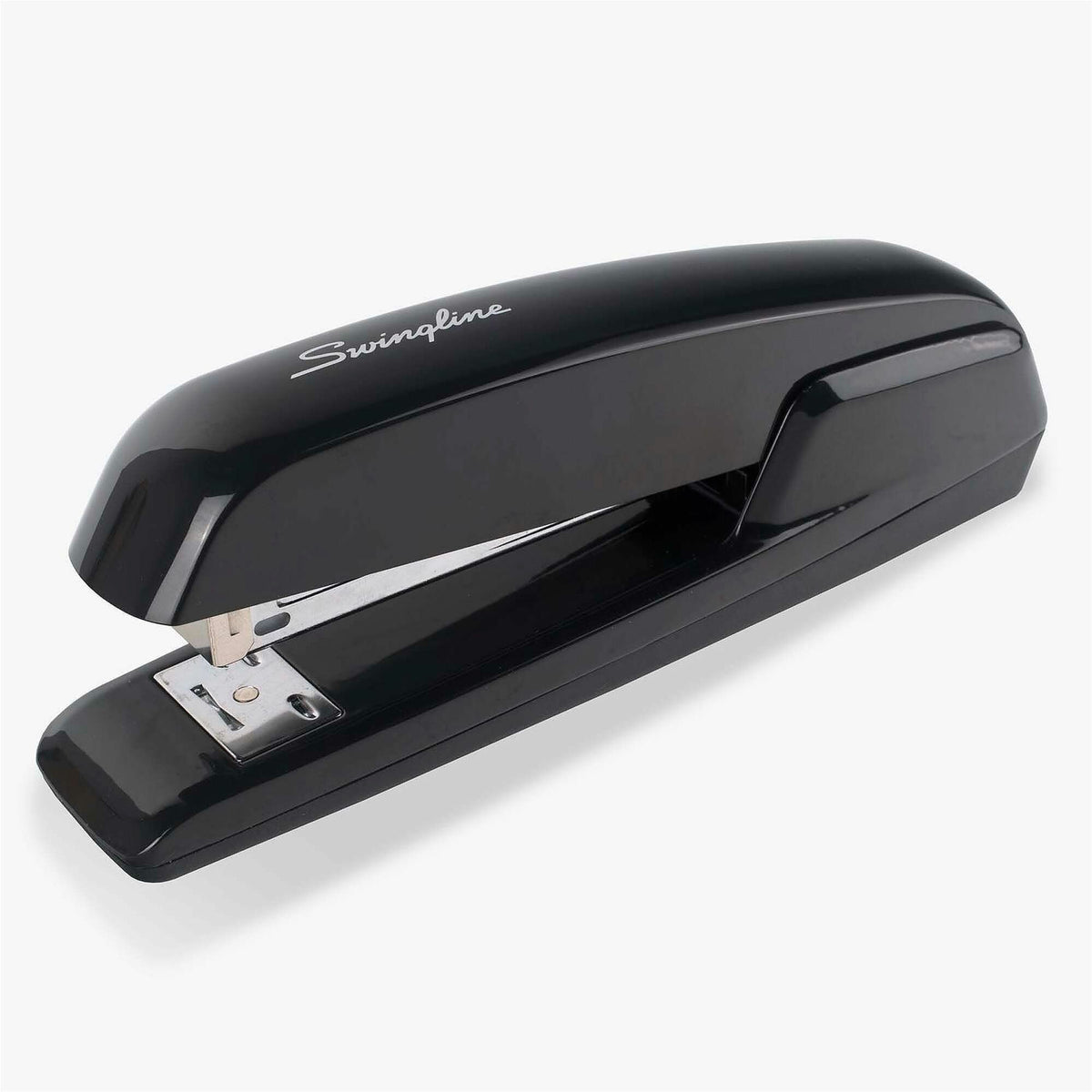 Swingline Durable Desk Stapler - Staples Upto 20 Sheet of 20lb Paper - Holds Upto 210 Staple - Full Strip - Staple Size: 0.25" - Black - Metal - 1 Each