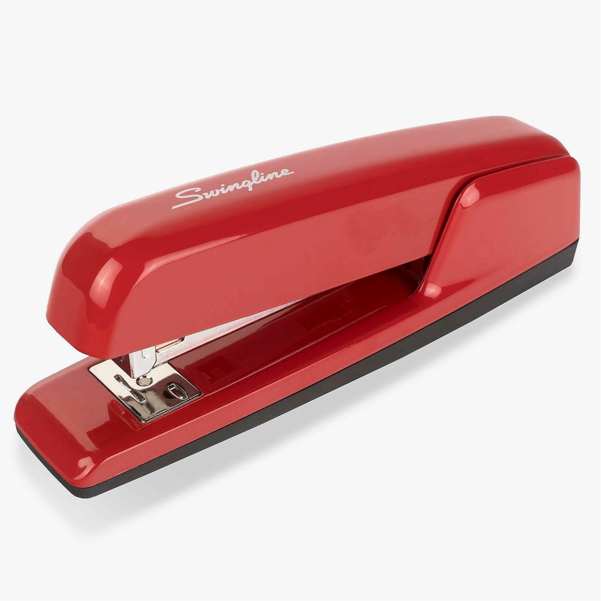 Swingline 747 Rio Red Stapler - Staples Upto 25 Sheet of 20lb Paper - Holds Upto 210 Staple - Full Strip - Staple Size: 0.25" - Rio Red - Metal, Die-cast - 1 Each