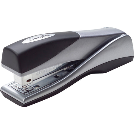 Swingline Optima Grip Stapler - Staples Upto 25 Sheet of 20lb Paper - Holds Upto 210 Staple - Full Strip - Staple Size: 0.25" - Silver - Metal - 1 Each