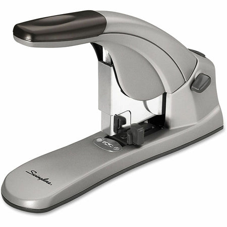 Swingline LightTouch Heavy-Duty Stapler - Staples Upto 120 Sheet of 20lb Paper - Holds Upto 210 Staple - Full Strip - Staple Size: 0.63" - 2.75" Throat Depth - Front Loading - Gray - Metal - 1 Each