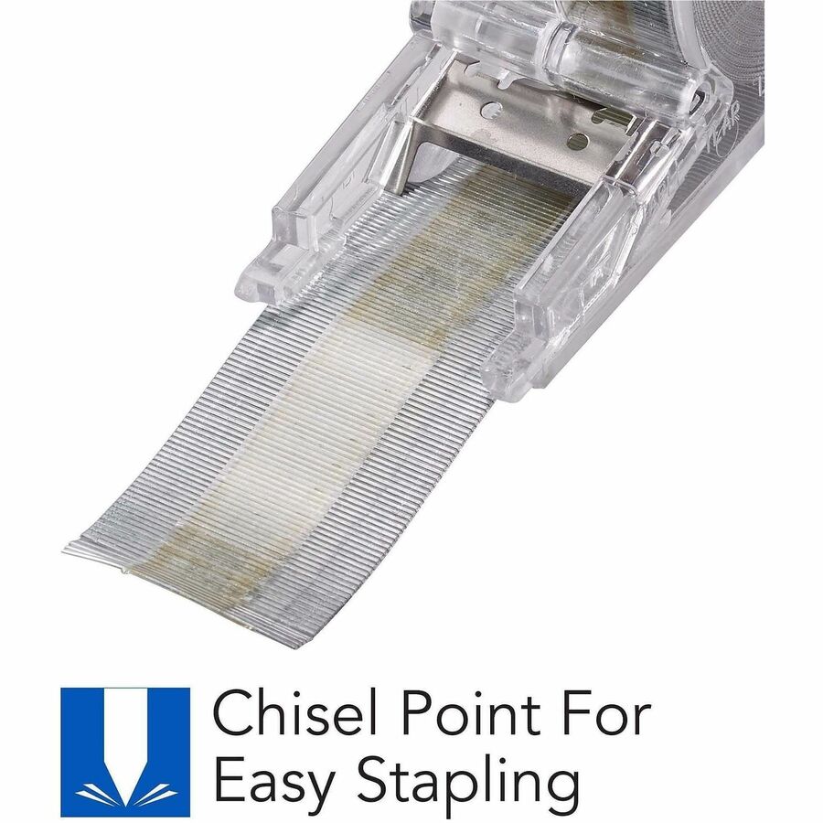 Swingline Standard Staple Cartridge - Standard - 1/4" Leg - Holds 30 Sheet(s) - for Paper - Chisel Point - 5000 Per Cartridge - 5000 / Box