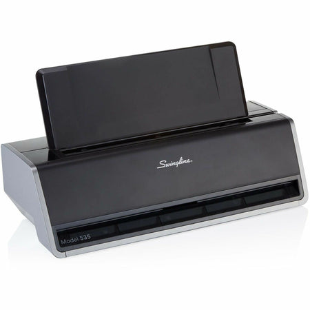 Swingline Commercial Electric Punch - 3 Punch Head(s) - 28 Sheet - 9/32" Punch Size - Black, Gray