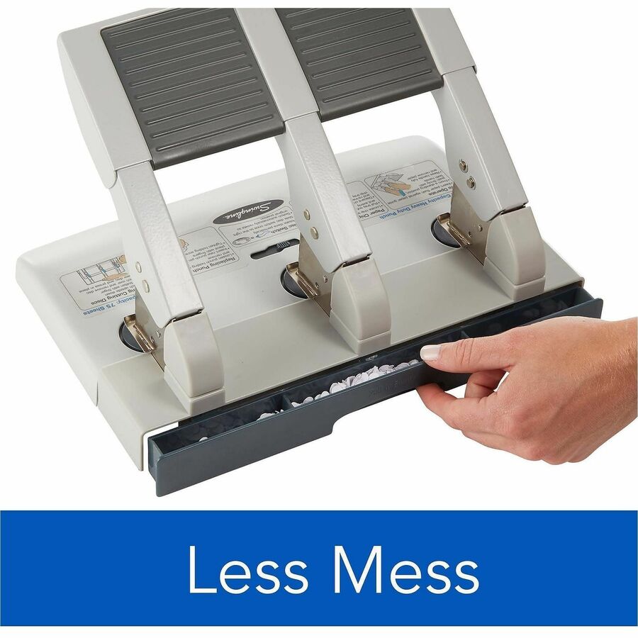 Swingline Antimicrobial High-Capacity Heavy-Duty Punch - Alternate-Image1
