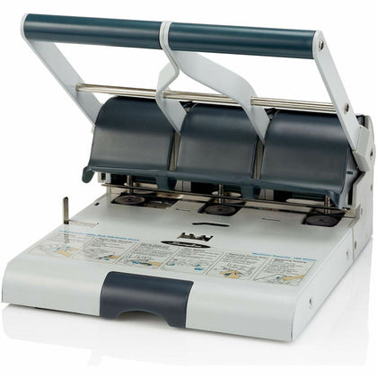 Swingline Manual Punch: 3 Punch Heads 160 Sheet Capacity - Paper Punches