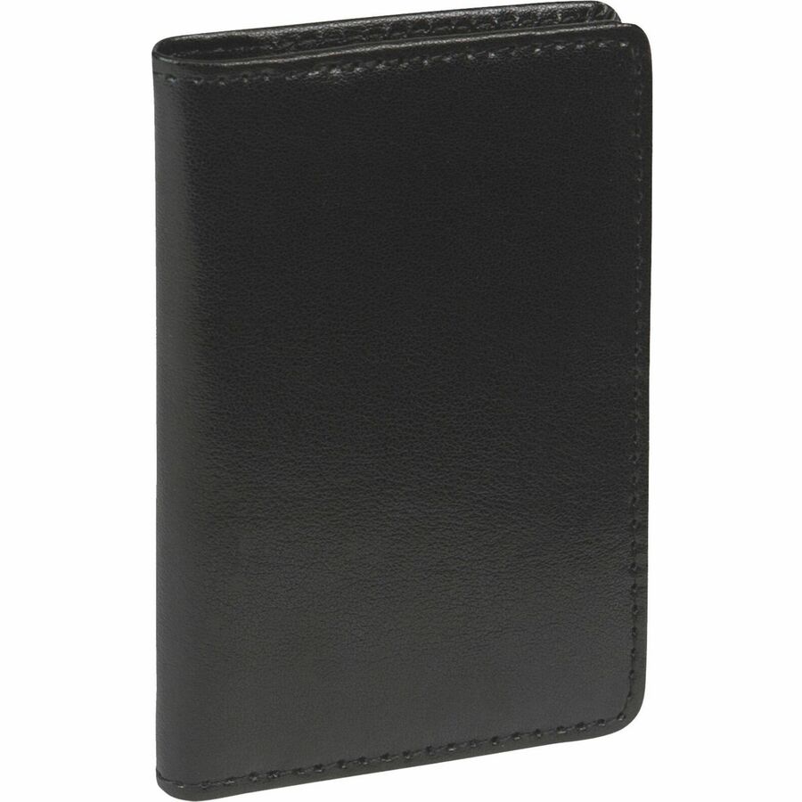 Samsill Regal Carrying Case (Wallet) Business Card - Black - Right