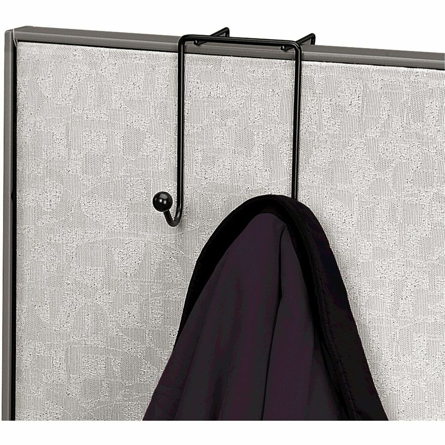 Fellowes Wire Partition Additions Double Coat Hook - Alternate-Image2