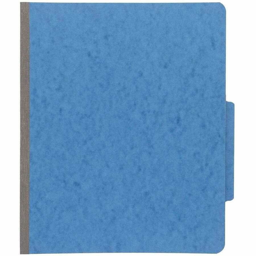 ACCO Letter Classification Folder - 2" Folder Capacity - 8 1/2" x 11" - 4 x Clip Fastener(s) - 1 Divider(s) - Pressboard, Tyvek - Sky Blue - 10 / Box