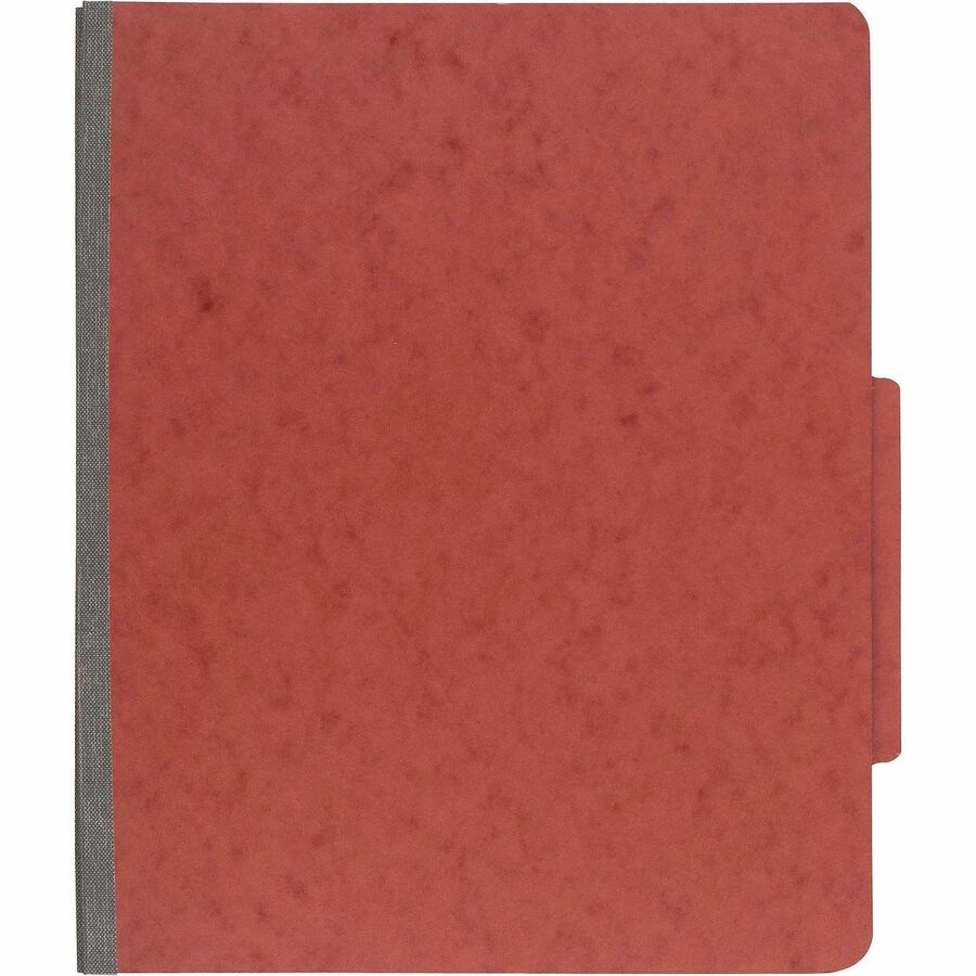 ACCO Letter Classification Folder - 2" Folder Capacity - 8 1/2" x 11" - 4 Fastener(s) - Folder - 1 Divider(s) - 4 pt. - Pressboard, Tyvek - Earth Red - 10 / Box