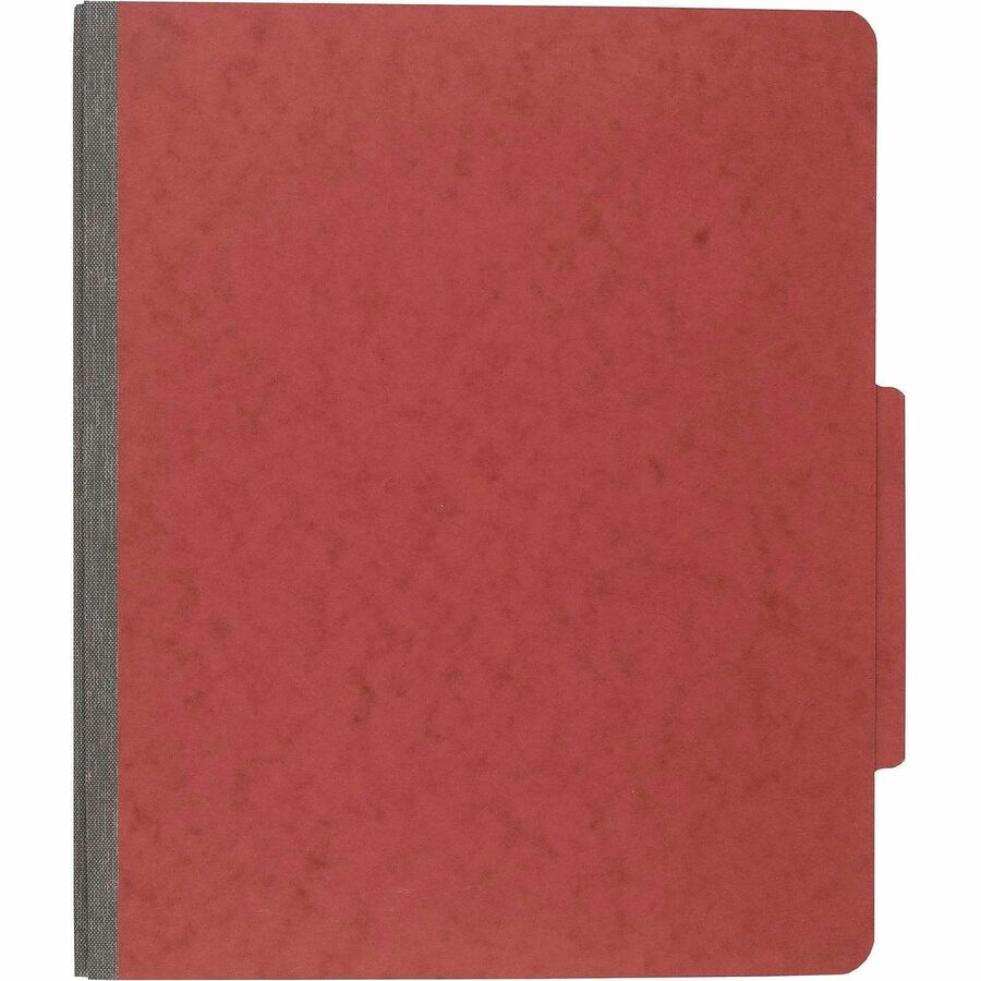 ACCO Letter Classification Folder - 4" Folder Capacity - 8 1/2" x 11" - 8 Fastener(s) - 1" for Folder - 3 Divider(s) - 8 pt. - Pressboard, Tyvek - Earth Red - 10 / Box