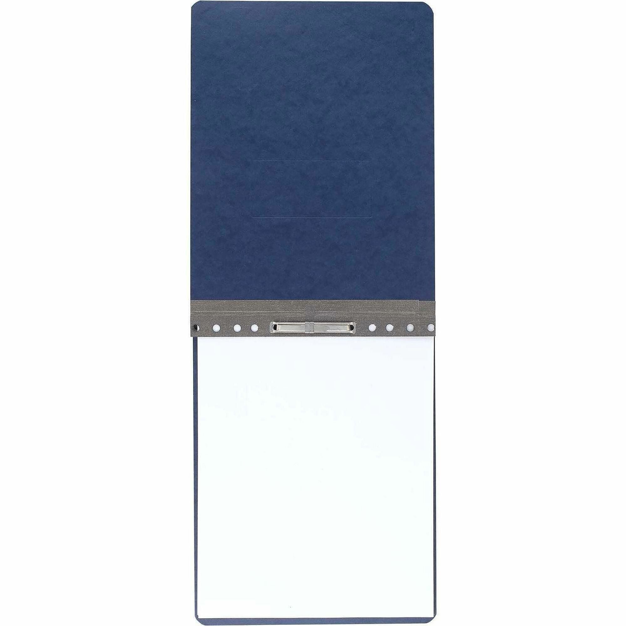 ACCO Presstex Letter Recycled Report Cover - 2" Folder Capacity - 8 1/2" x 11" - Folder - 20 pt. - Presstex, Tyvek - Dark Blue - 30% Recycled - 1 Each