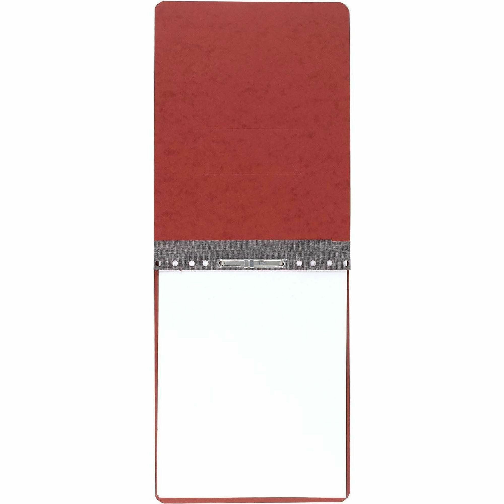 ACCO Presstex Letter Recycled Report Cover - 2" Folder Capacity - 8 1/2" x 11" - Folder - 20 pt. - Red - 30% Recycled - 1 Each