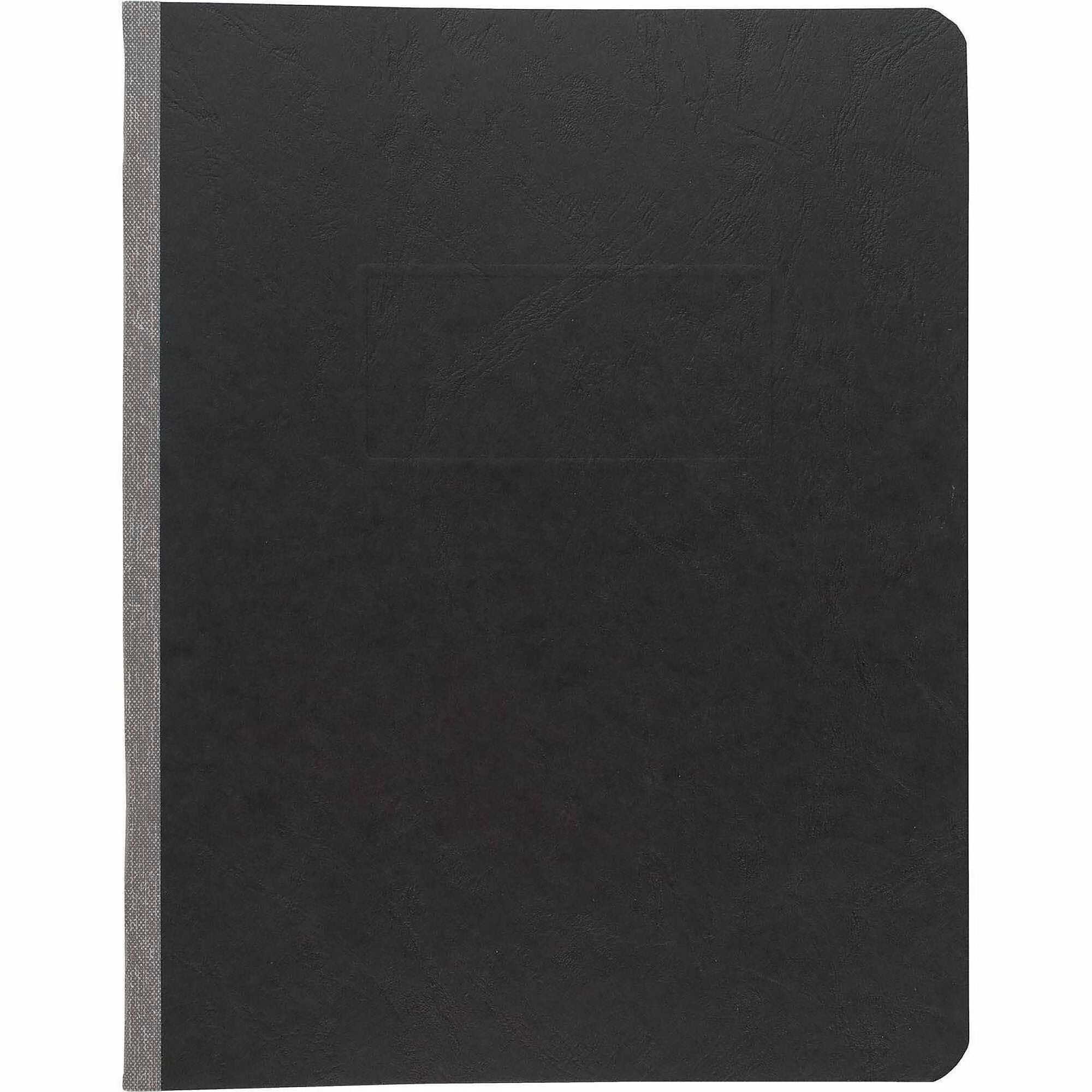 ACCO Presstex Letter Recycled Report Cover - 3" Folder Capacity - 8 1/2" x 11" - 20 pt. - Black - 30% Recycled - 1 Each