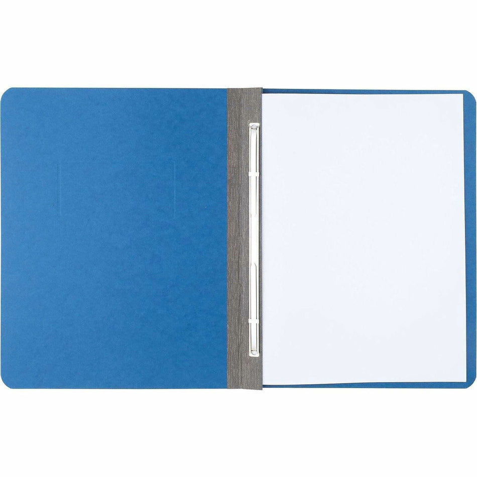 ACCO Presstex Letter Recycled Report Cover - 3" Folder Capacity - 8 1/2" x 11" - 20 pt. - Light Blue - 30% Recycled - 1 Each