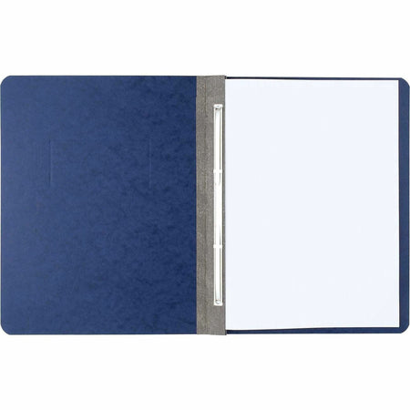ACCO Presstex Letter Recycled Report Cover - 3" Folder Capacity - 8 1/2" x 11" - 20 pt. - Dark Blue - 30% Recycled - 1 Each