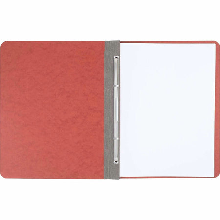 ACCO Presstex Letter Recycled Report Cover - 3" Folder Capacity - 8 1/2" x 11" - 20 pt. - Red - 30% Recycled - 1 Each